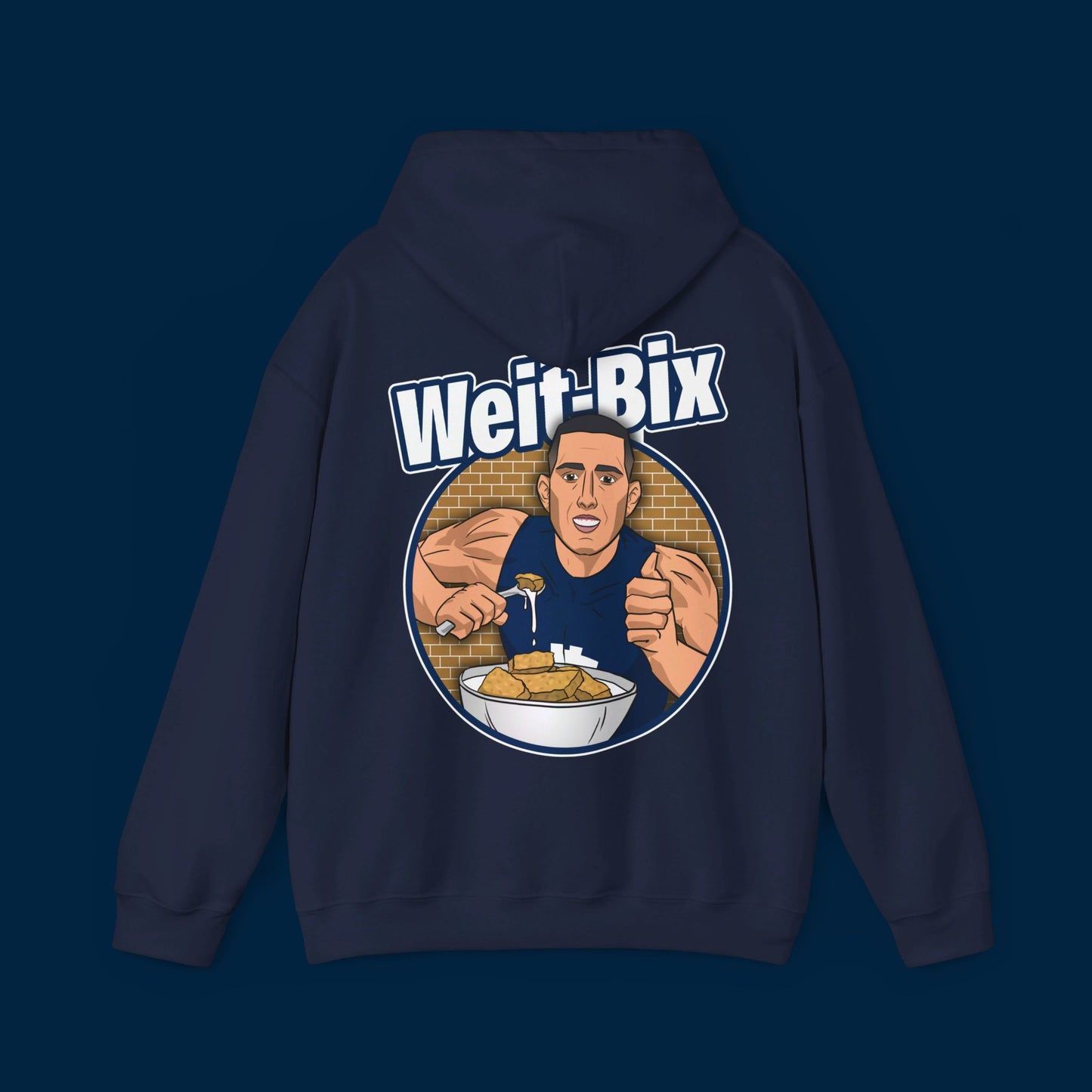 WEIT-BIX HOODIE - Front & Back