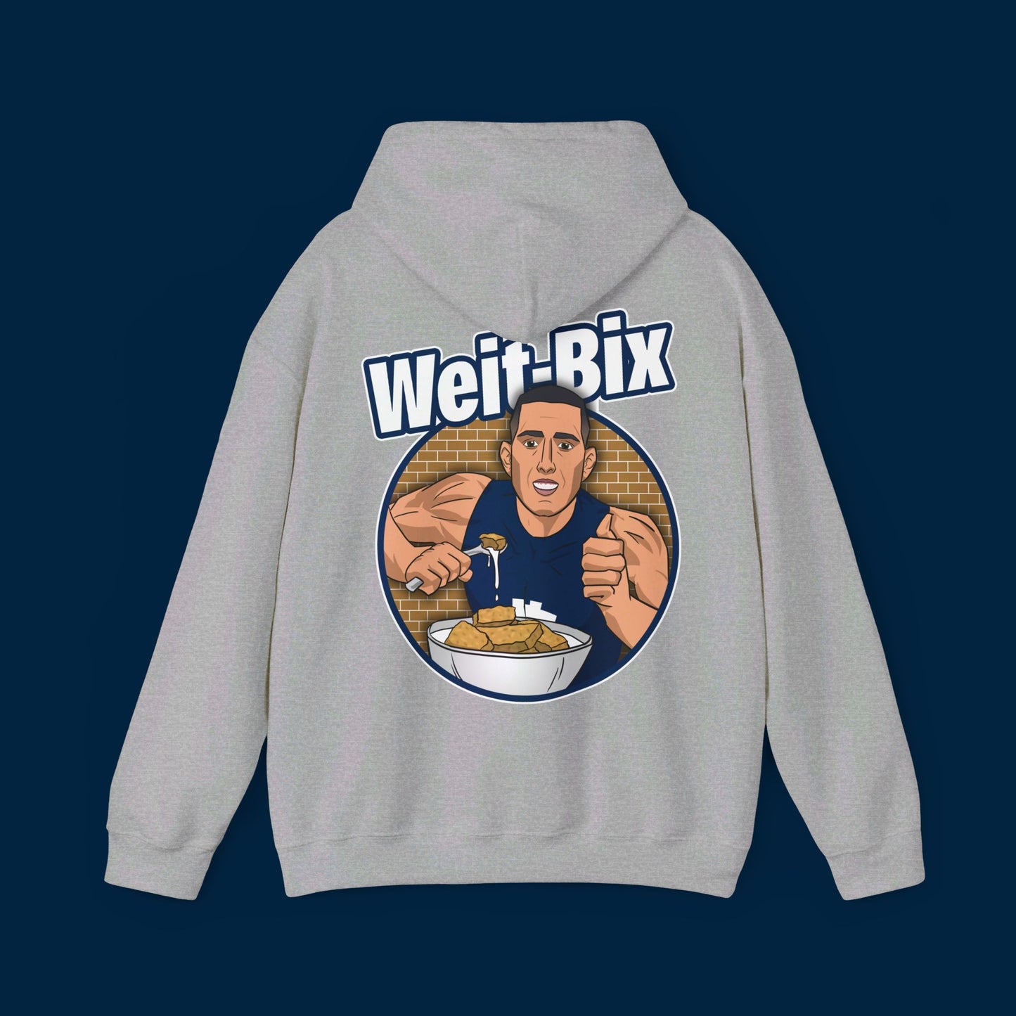 WEIT-BIX HOODIE - Front & Back