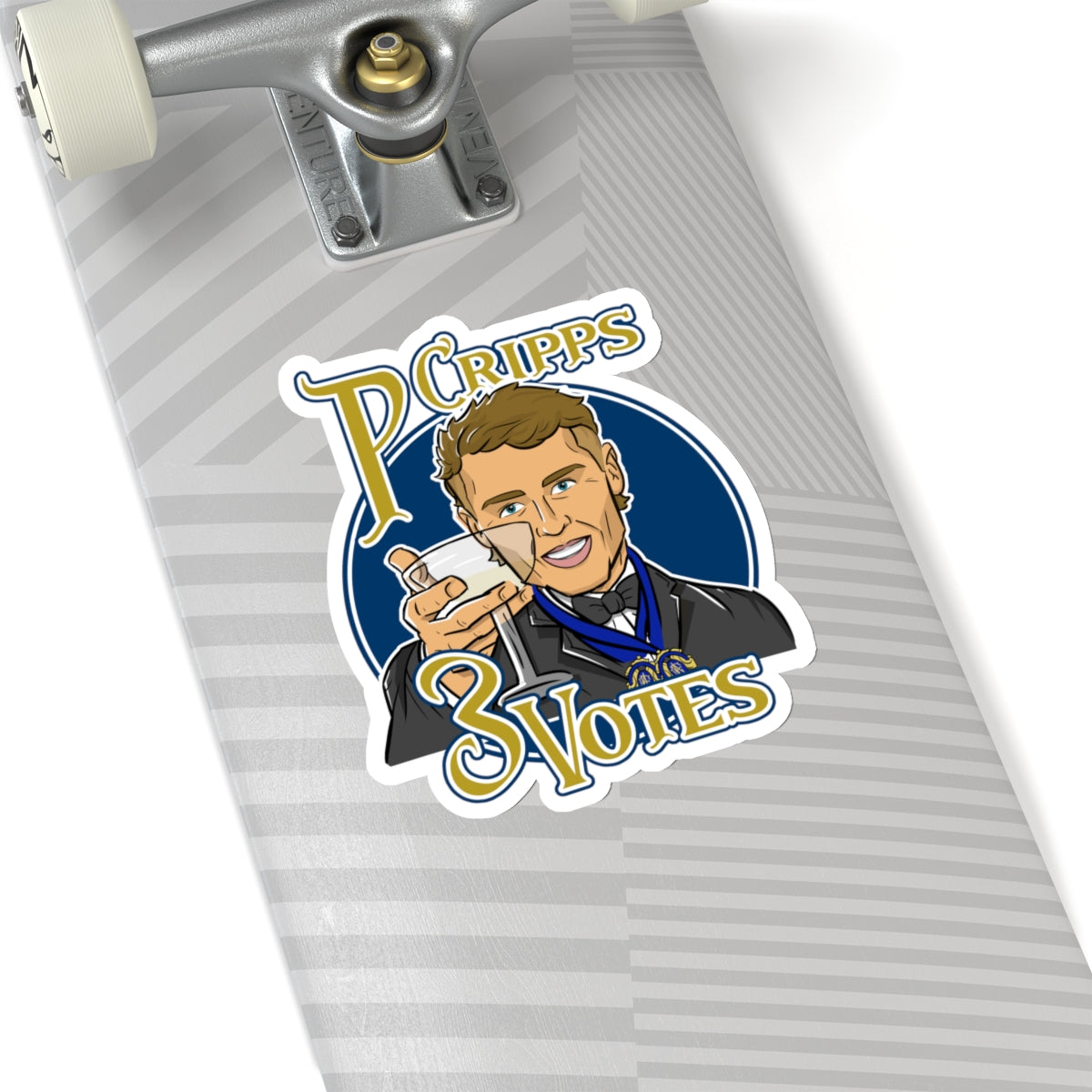 P.CRIPPS 3 VOTES - Sticker
