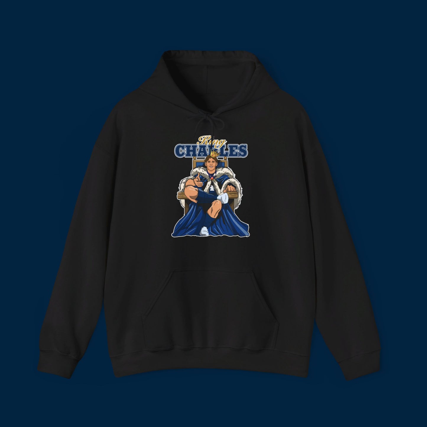 KING CHARLES HOODIE - Front & Back