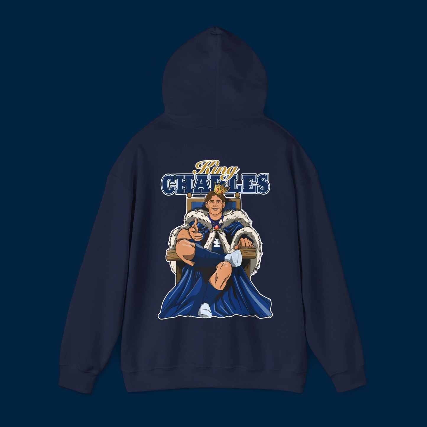 KING CHARLES HOODIE - Front & Back