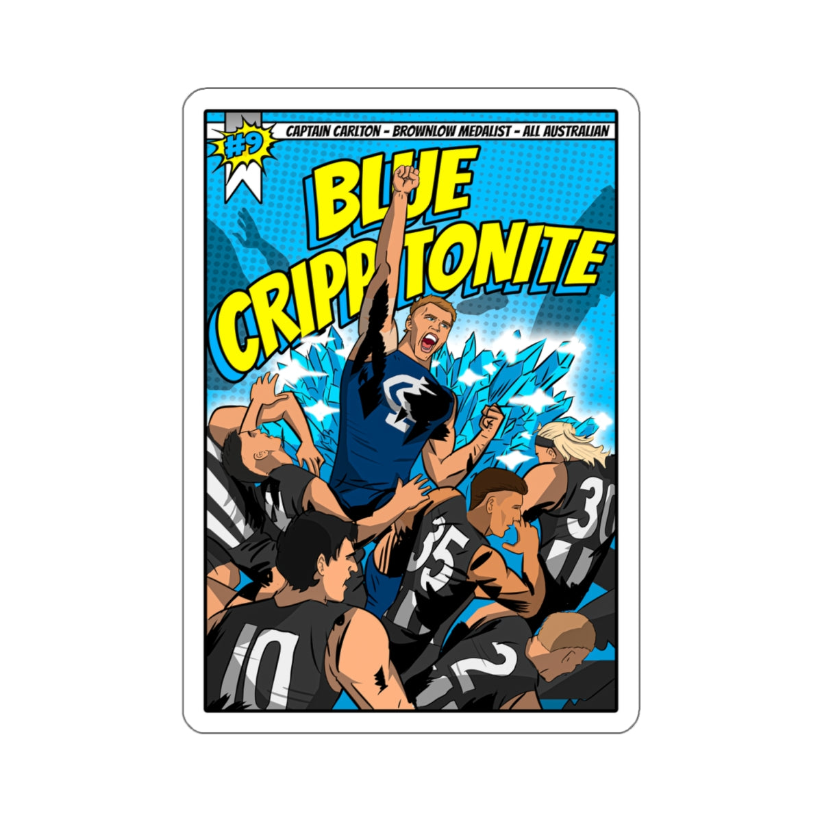 BLUE CRIPPTONITE - Sticker