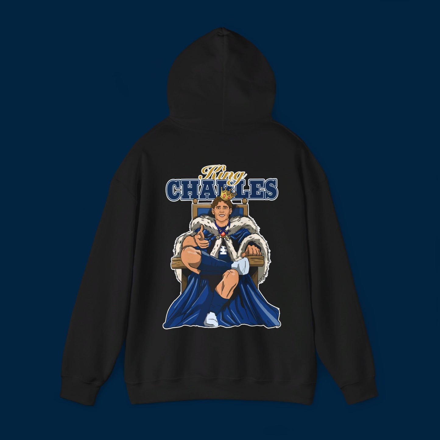 KING CHARLES HOODIE - Front & Back