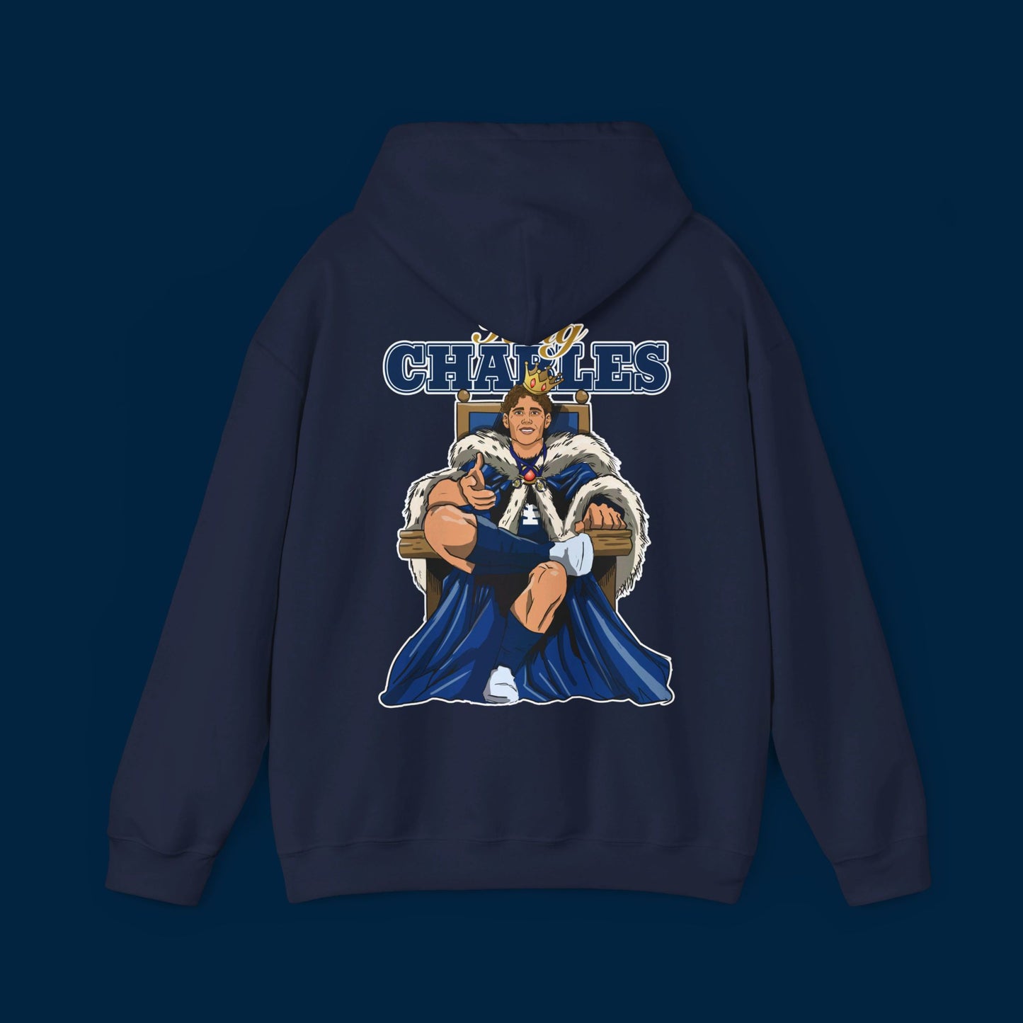 KING CHARLES HOODIE - Front & Back