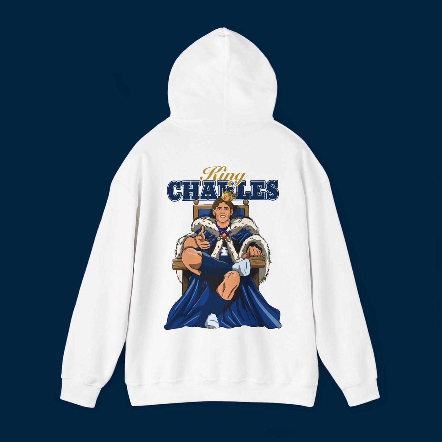 KING CHARLES HOODIE - Front & Back