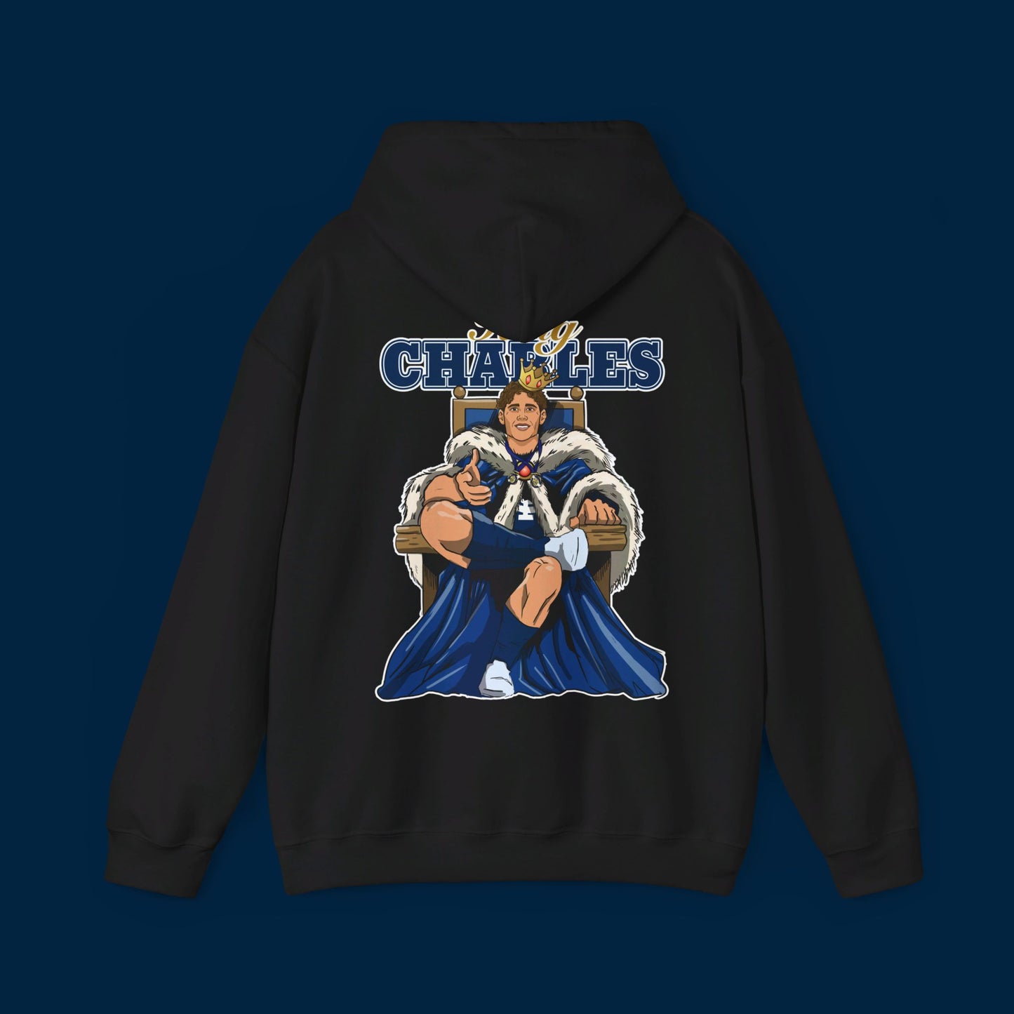 KING CHARLES HOODIE - Front & Back