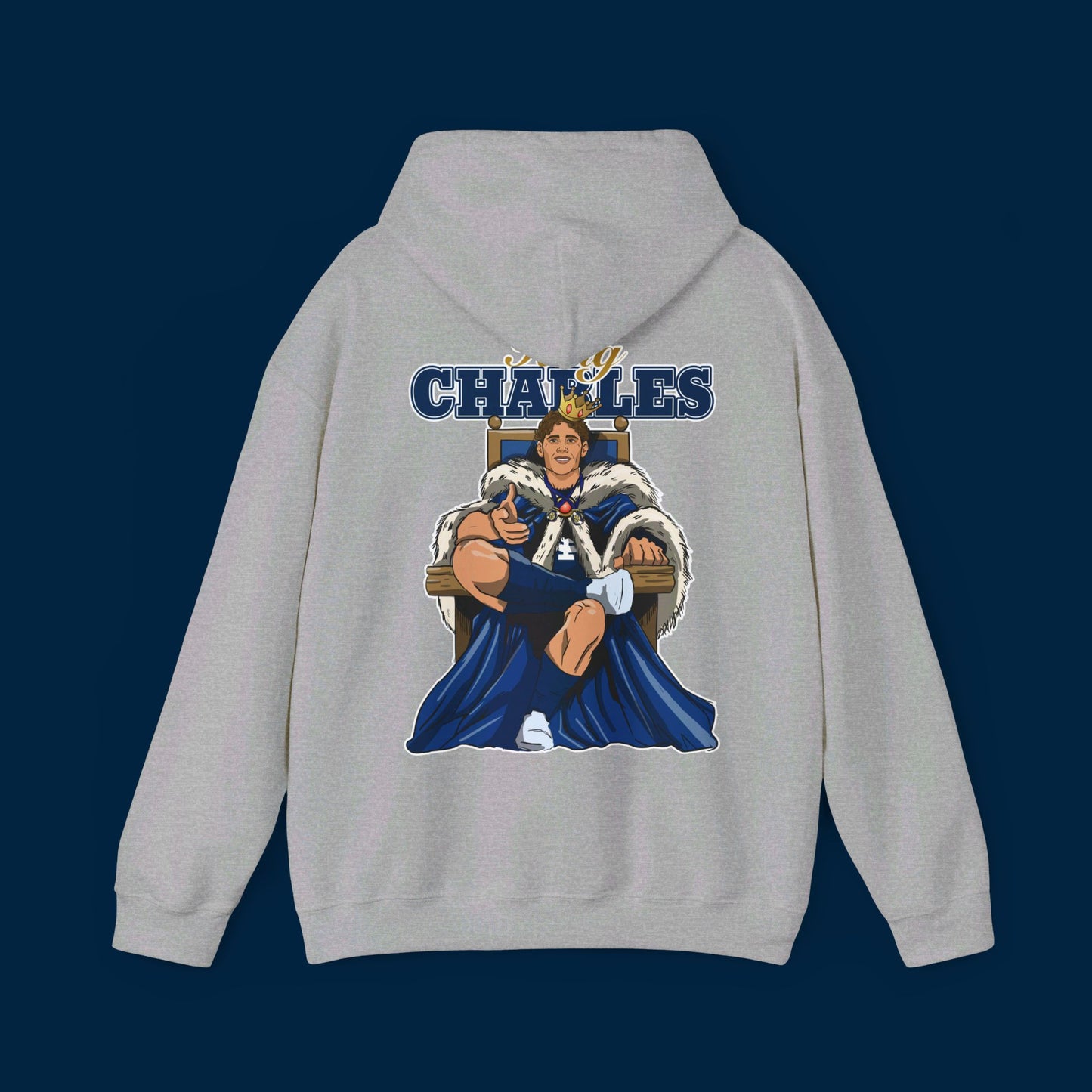 KING CHARLES HOODIE - Front & Back